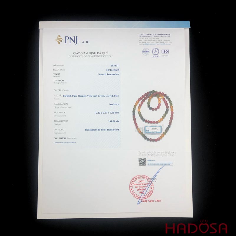 Vòng cuốn Tourmaline Hồng Lục Bảo 6mm chuẩn 7A