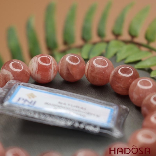 Vòng đá đào Hoa 10mm cao cấp chuẩn 5A