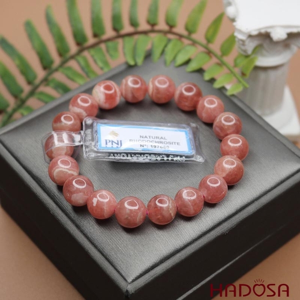 Vòng đá đào Hoa 10mm cao cấp chuẩn 5A