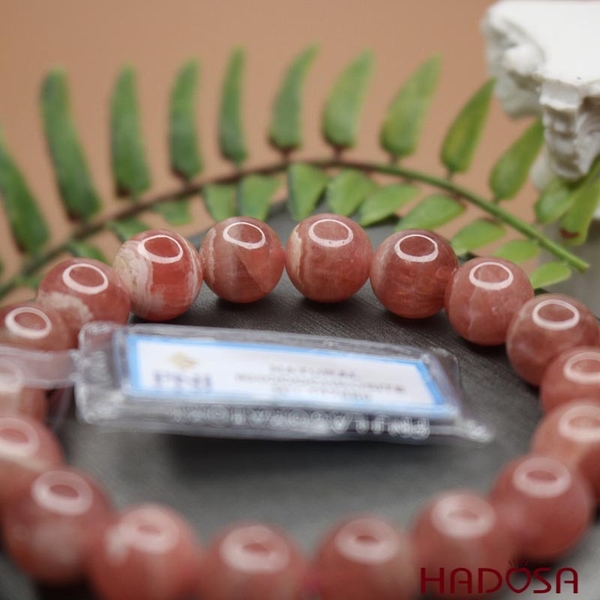 Vòng đá đào Hoa 10mm cao cấp chuẩn 5A