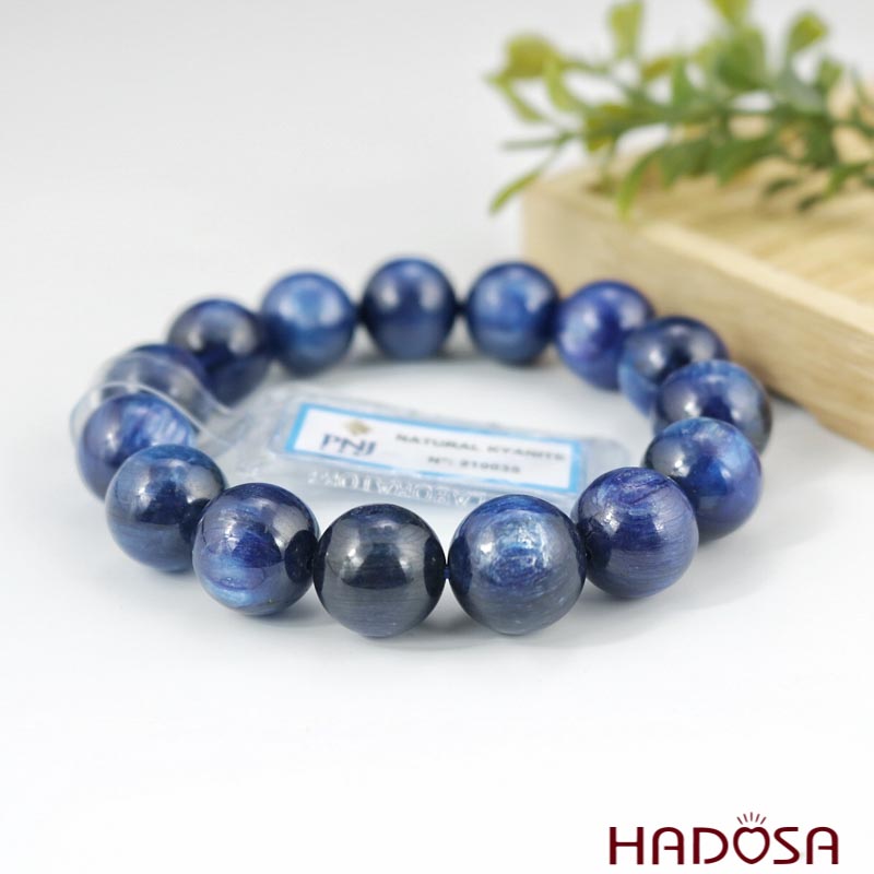 Vòng đá Kyanite 13mm chuẩn 5A