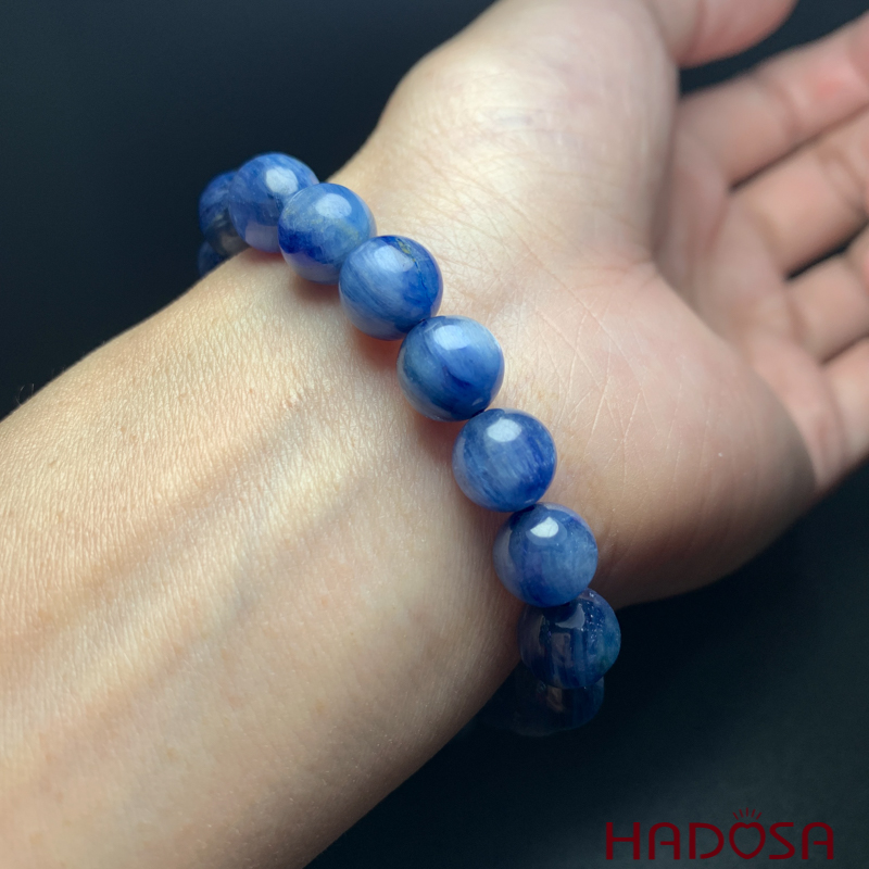 Vòng đá kyanite 8mm cao cấp chuẩn 5A