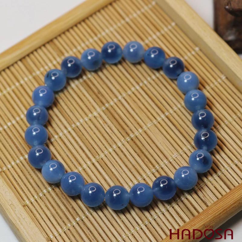 Vòng đá mã não xanh dương 8mm