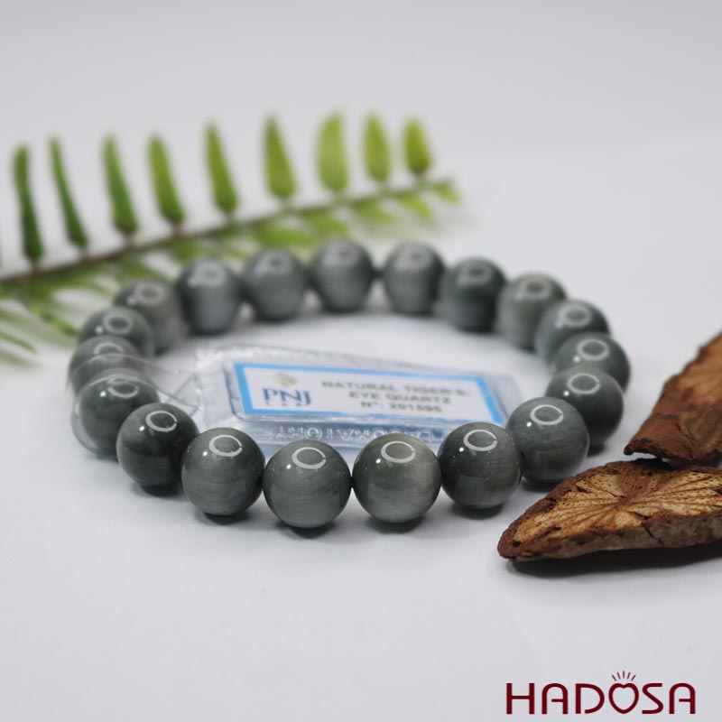 Vòng đá mắt chim Ưng xám 10mm 6A