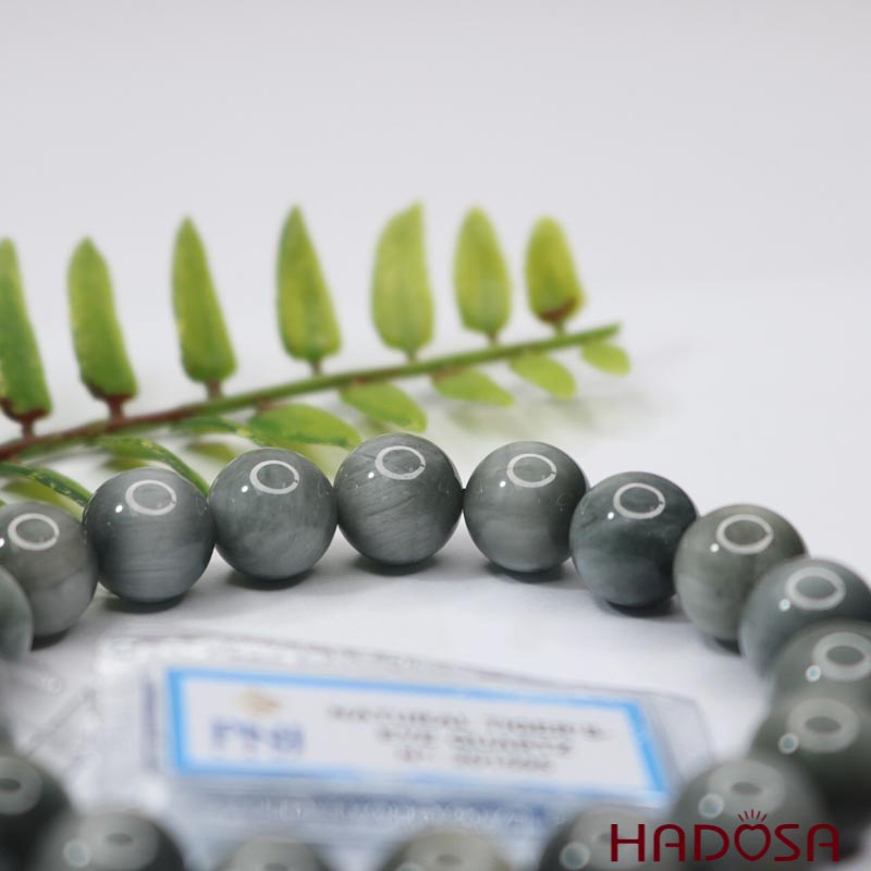 Vòng đá mắt chim Ưng xám 10mm 6A