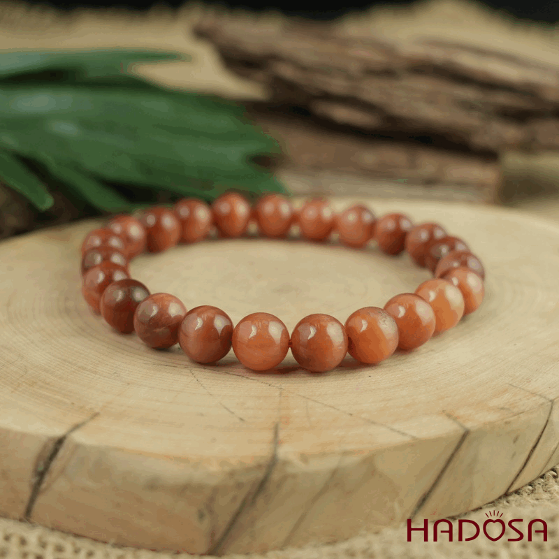 Vòng đá Mắt Hổ nâu đỏ 08mm đặc biệt cao cấp chuẩn 6A