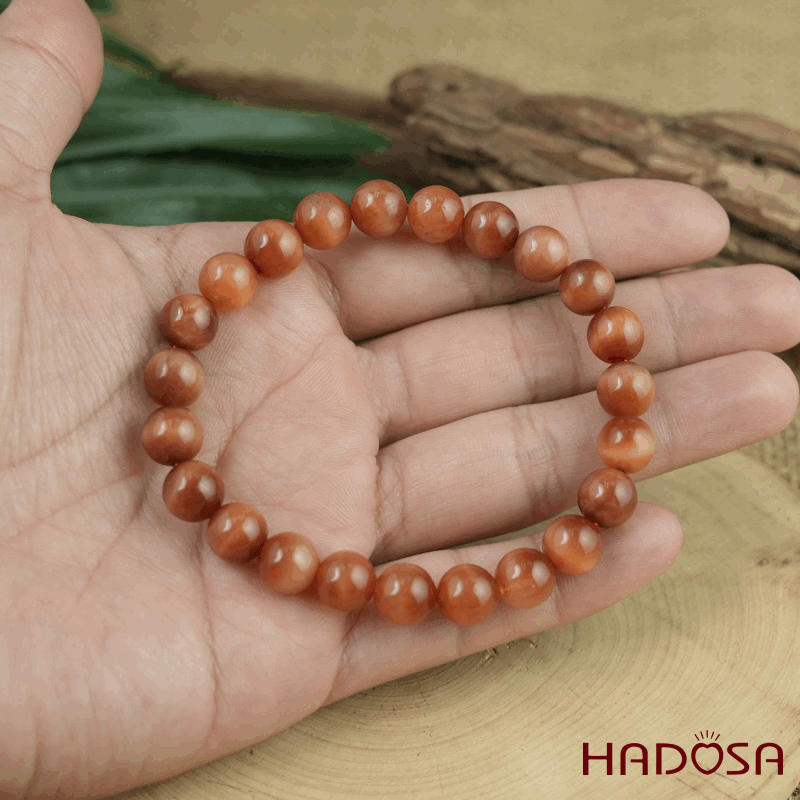 Vòng đá Mắt Hổ nâu đỏ 08mm đặc biệt cao cấp chuẩn 6A