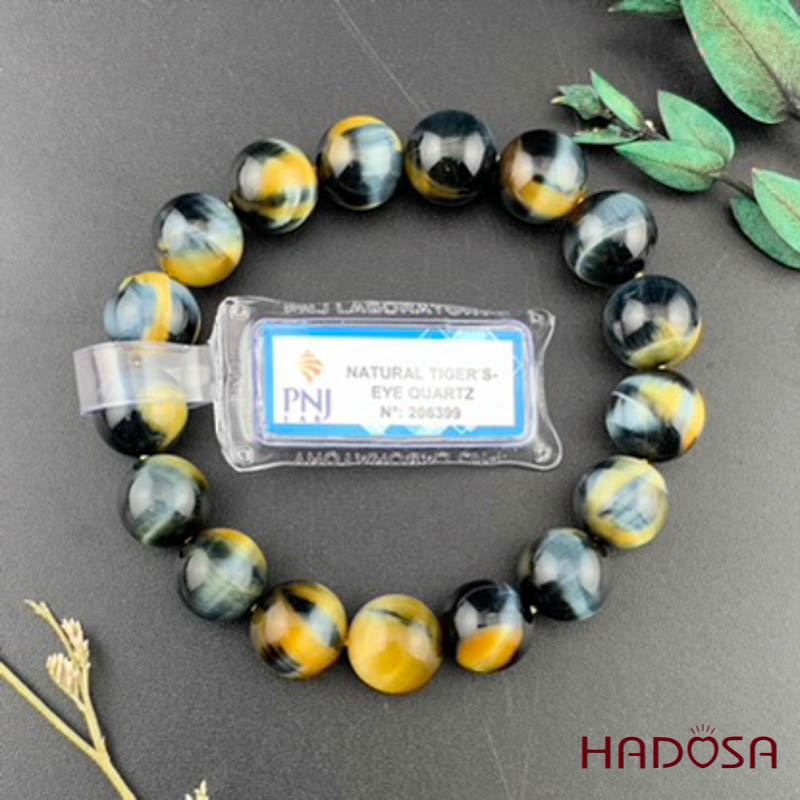 Mắt hổ xanh vàng 12mm chuẩn 6A