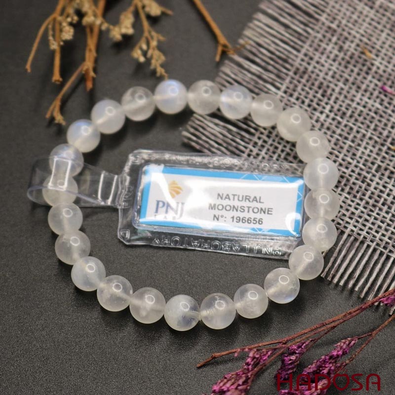 Vòng đá Mặt Trăng 7mm cao cấp chuẩn 4A