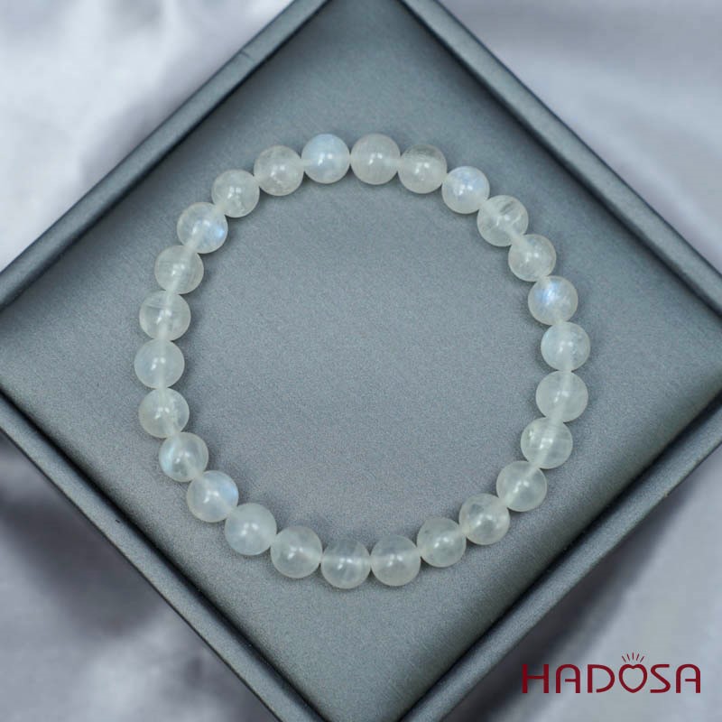 Vòng đá Mặt Trăng 7mm chuẩn 3A