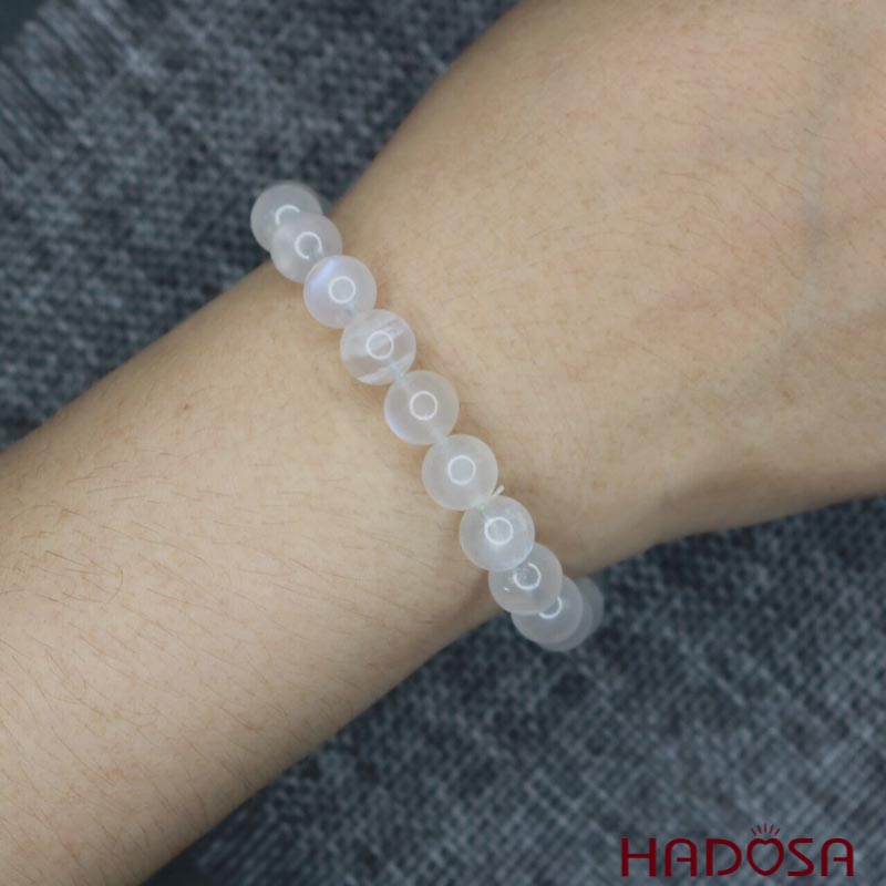 Vòng đá Mặt Trăng 8mm chuẩn 5A