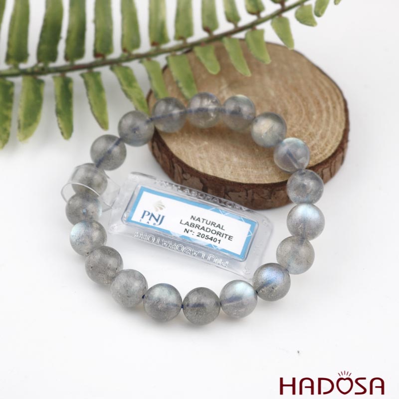 Vòng đá Xà Cừ Labradorite 10mm 6A