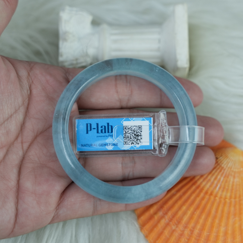 Vòng kiềng Aquamarine chuẩn 7A ni 50