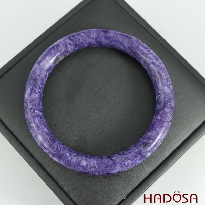 Vòng liền đá Mắt Rồng bản tròn 53mm chuẩn 5A