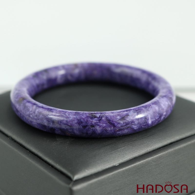 Vòng liền đá Mắt Rồng bản tròn 53mm chuẩn 5A