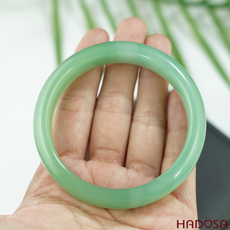 Thạch anh xanh Aventurin ni 57mm