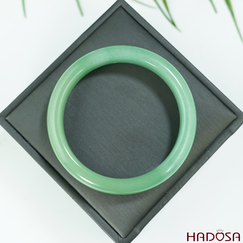 Thạch anh xanh Aventurin ni 57mm