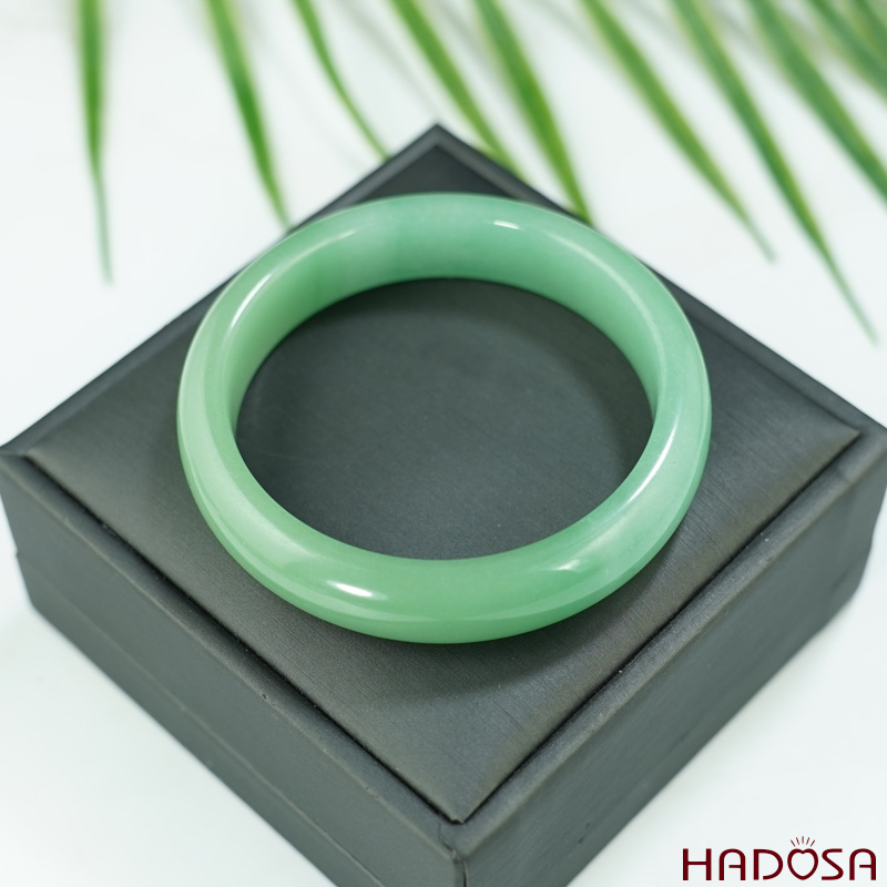 Thạch anh xanh Aventurin ni 57mm