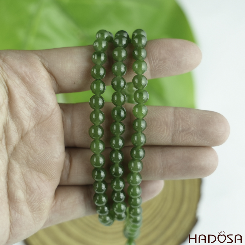 Chuỗi 108 hạt Ngọc Bích Canada 6mm 5A