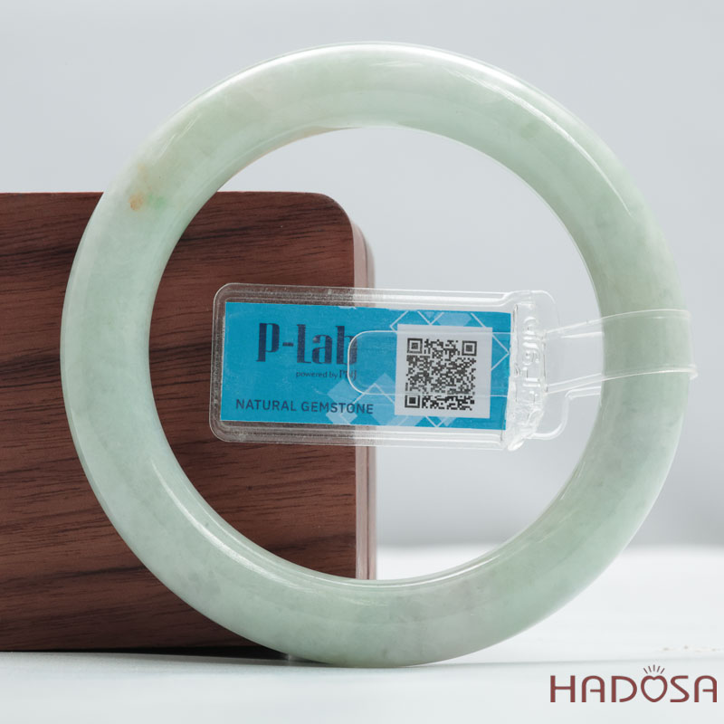 Vòng Ngọc Cẩm Thạch Xanh Lý Nếp Mịn Type A Ni 54