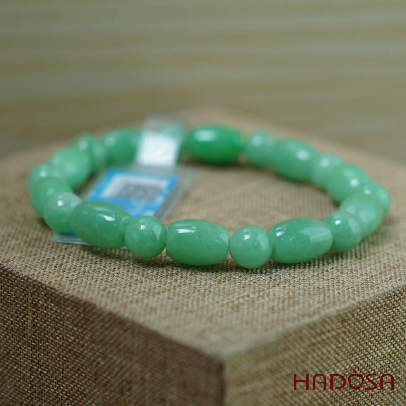 Vòng chuỗi Ngọc Cẩm Thạch trắng vân lý lu thống