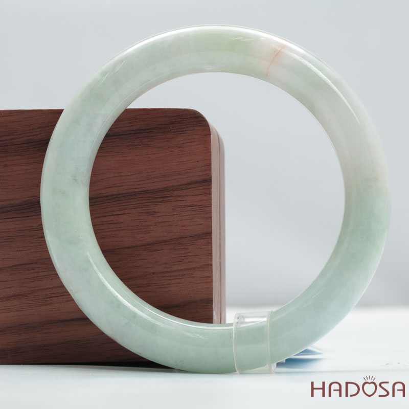 Vòng Ngọc Cẩm Thạch Xanh Lý Nếp Mịn Type A Ni 54