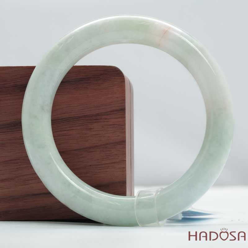 Vòng Ngọc Cẩm Thạch Xanh Lý Nếp Mịn Type A Ni 54