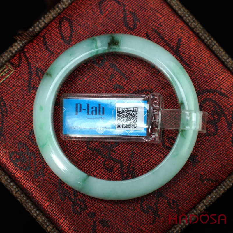 Vòng Ngọc Cẩm Thạch A lá hẹ nếp lý ni 50