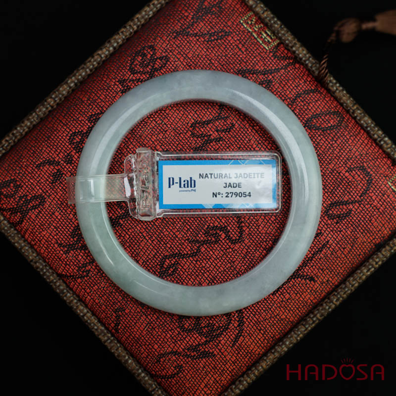 Vòng Ngọc Cẩm Thạch A lá hẹ xanh đậu ni 53