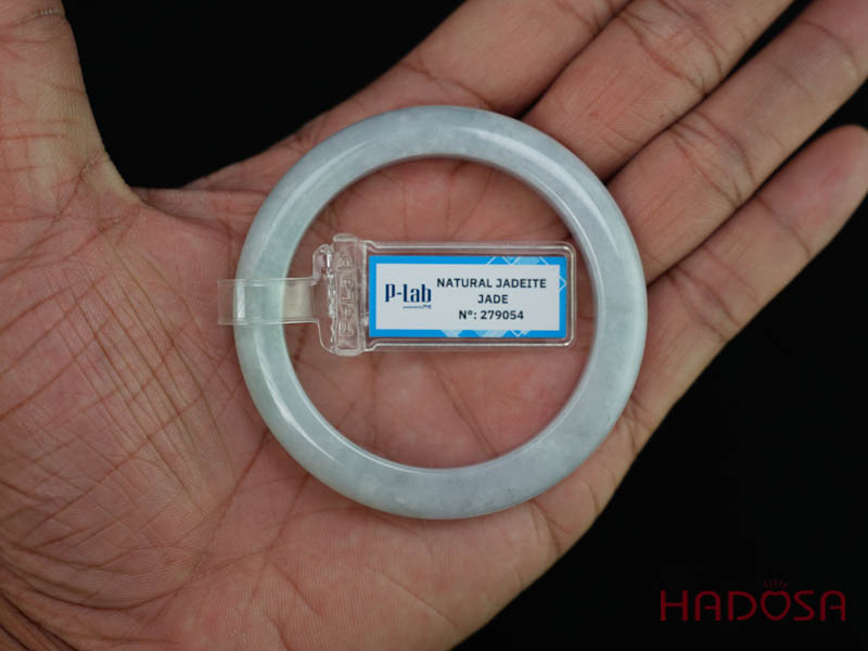 Vòng Ngọc Cẩm Thạch A lá hẹ xanh đậu ni 53