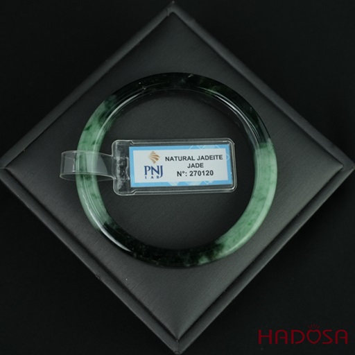 Vòng cẩm thạch sơn thuỷ bản vuông ni 52