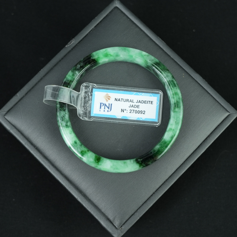 Vòng Ngọc Cẩm Thạch sơn thủy bản vuông ni 50