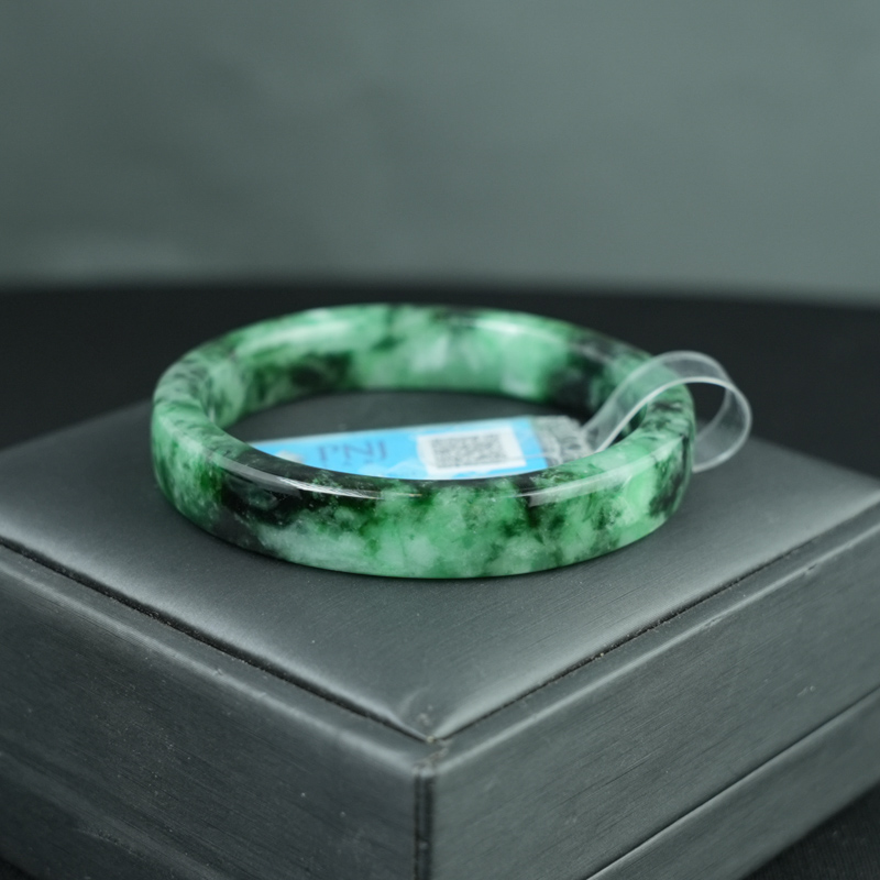 Vòng Ngọc Cẩm Thạch sơn thủy bản vuông ni 50