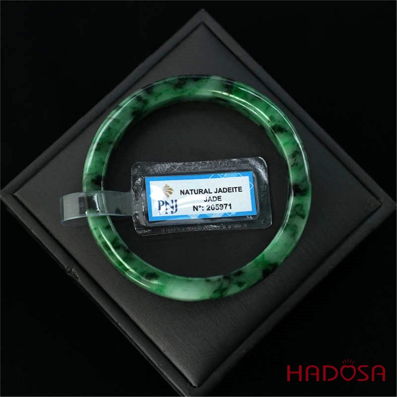 Vòng Ngọc Cẩm Thạch sơn thủy bản vuông ni 57