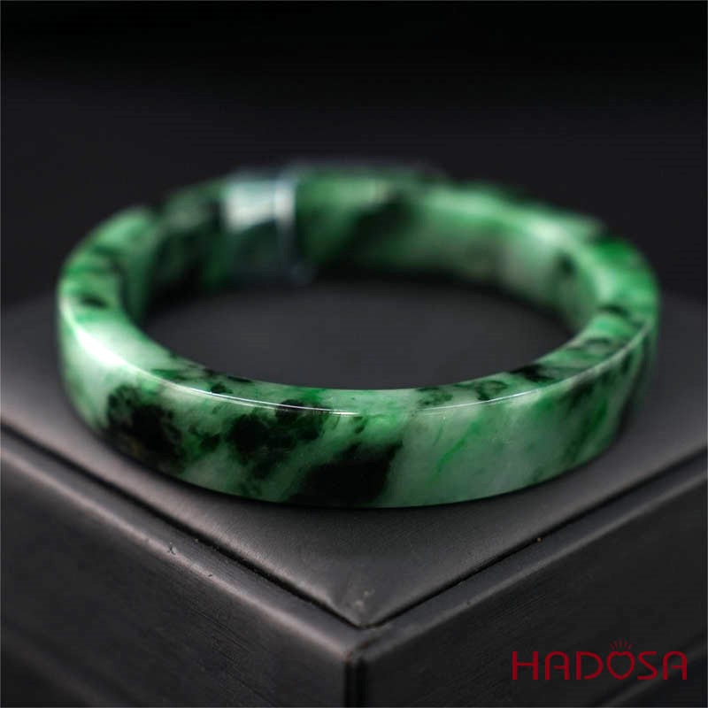 Vòng Ngọc Cẩm Thạch sơn thủy bản vuông ni 57