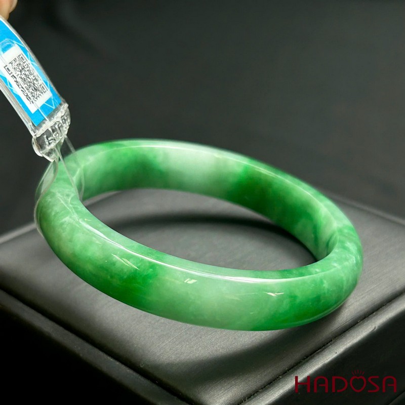 Vòng kiềng Cẩm thạch bản hẹ xanh đậu ni 54 | HADOSA