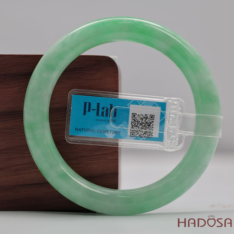 Vòng Cẩm Thạch Xanh Táo Vân Lý Ni 51