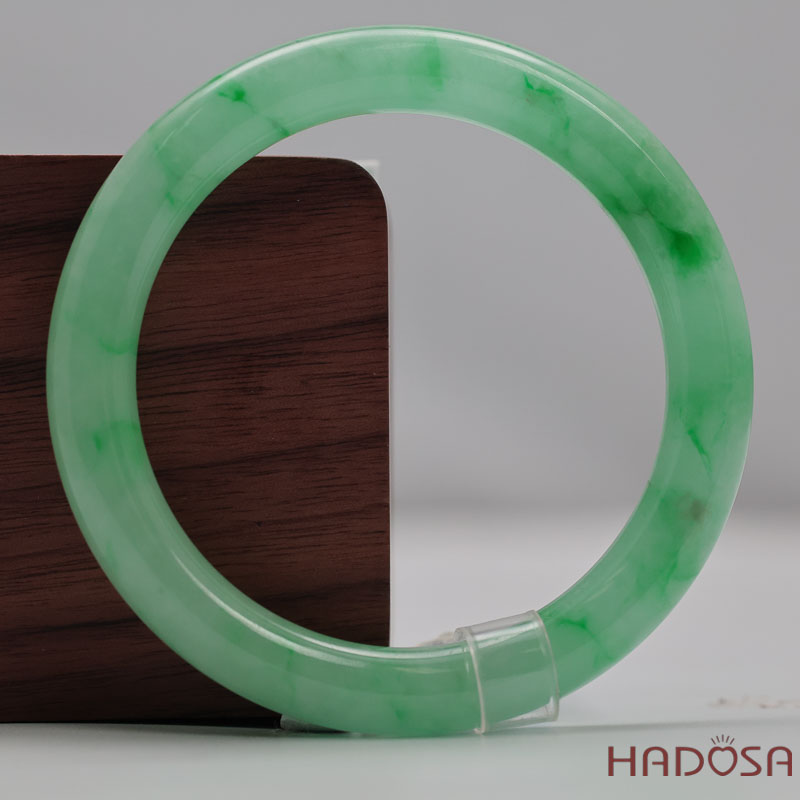 Vòng Cẩm Thạch Xanh Táo Vân Lý Ni 51