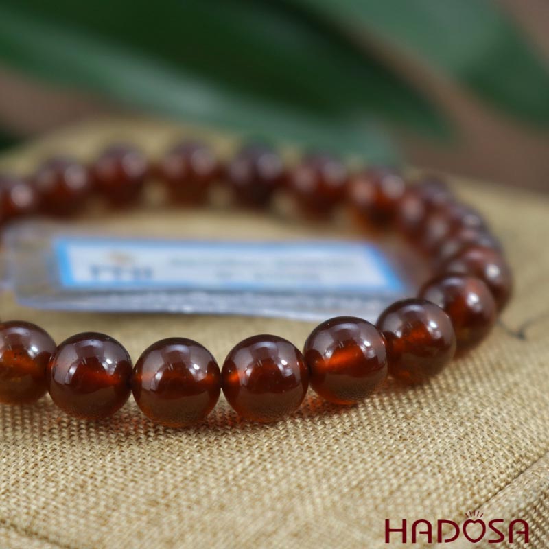 Vòng ngọc hồng lựu garnet cao cấp chuẩn 5A