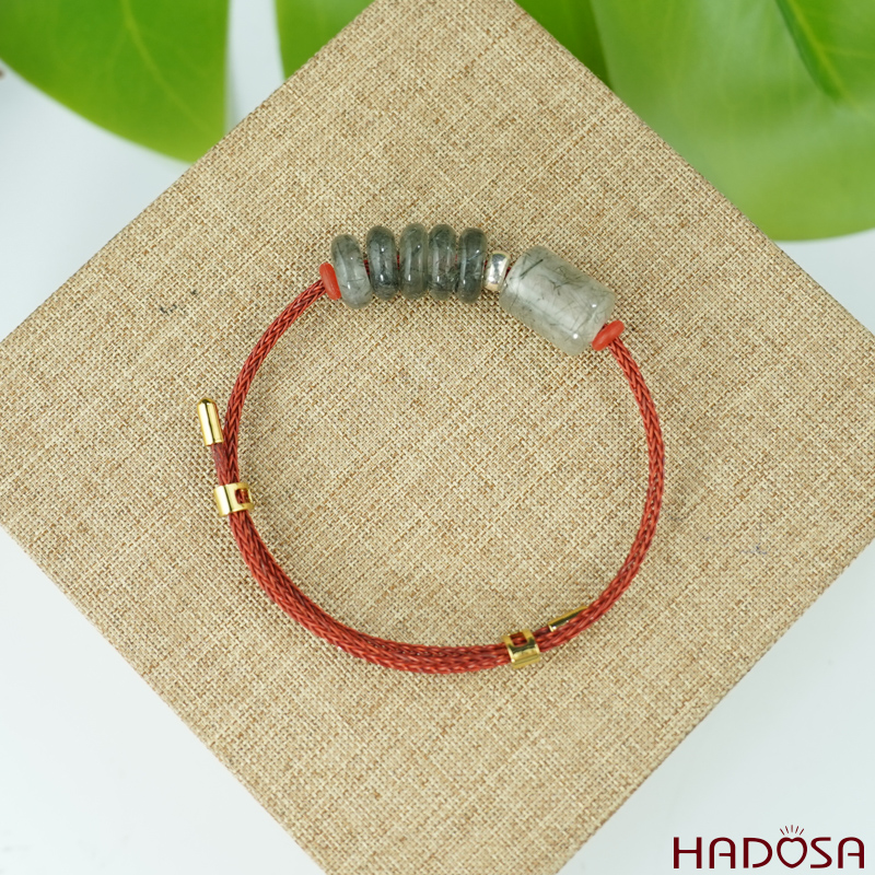 Vòng ngũ điếu mix lu thống tóc xanh