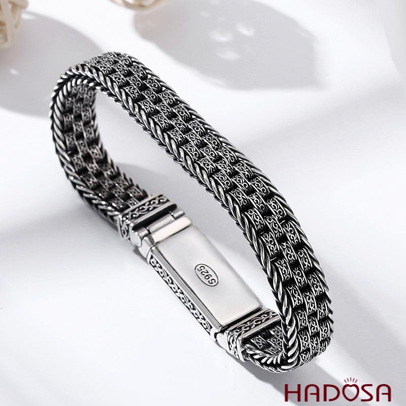 Lắc tay bạc nam đẹp nhất Forever