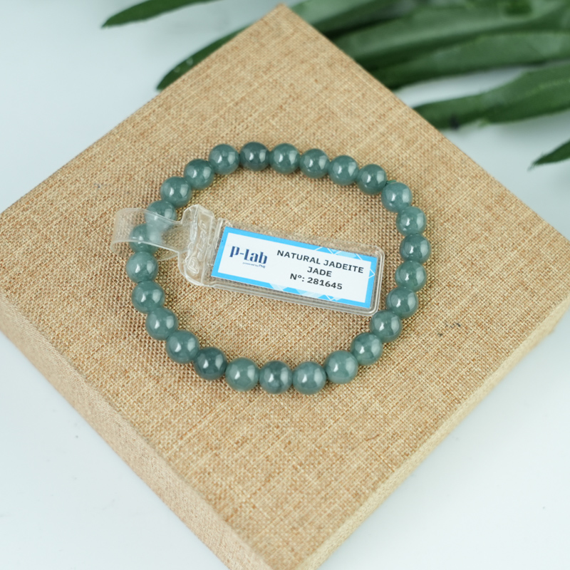 Vòng tay Cẩm Thạch A Xanh Ngọc 7mm