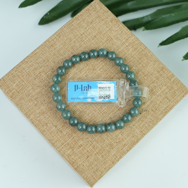 Vòng tay Cẩm Thạch A Xanh Ngọc 7mm