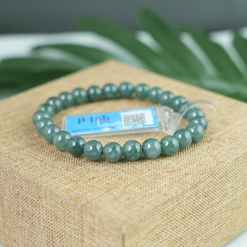 Vòng tay Cẩm Thạch A Xanh Ngọc 7mm