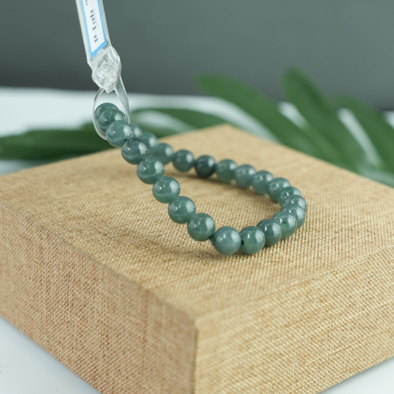 Vòng tay Cẩm Thạch A Xanh Ngọc 7mm