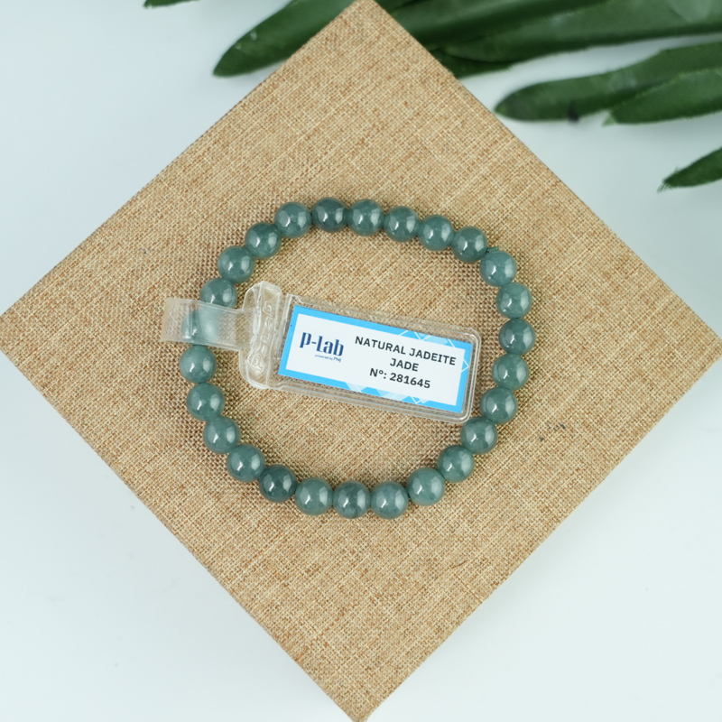 Vòng tay Cẩm Thạch A Xanh Ngọc 7mm