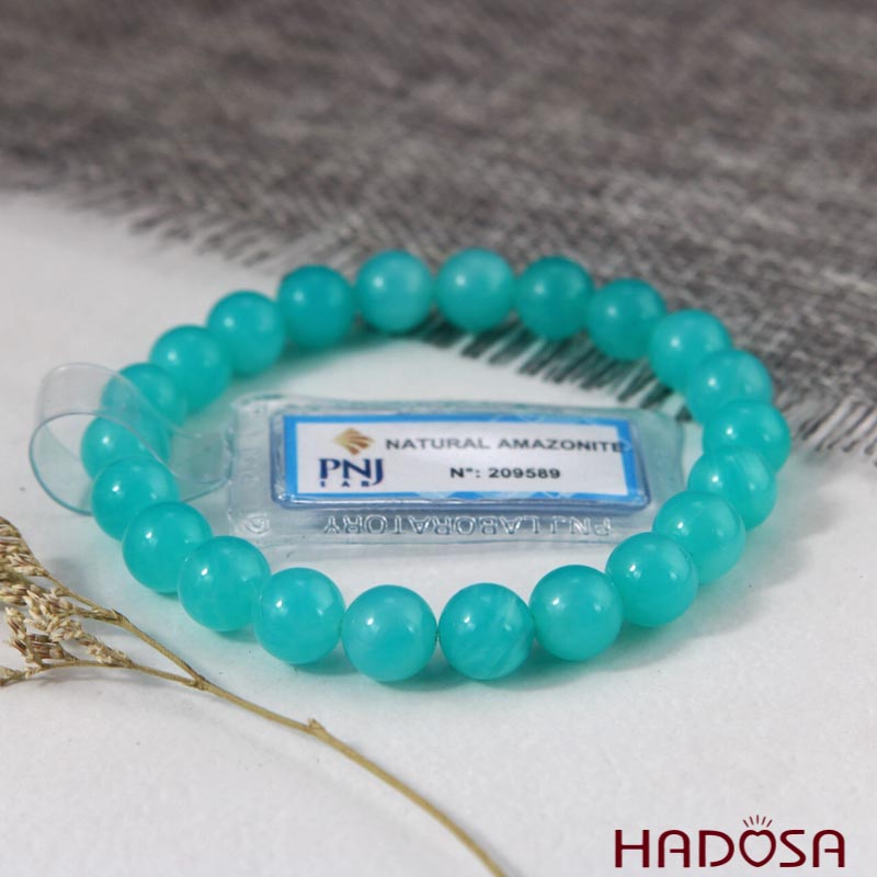 Vòng tay đá Amazonite 8mm chuẩn 5A 