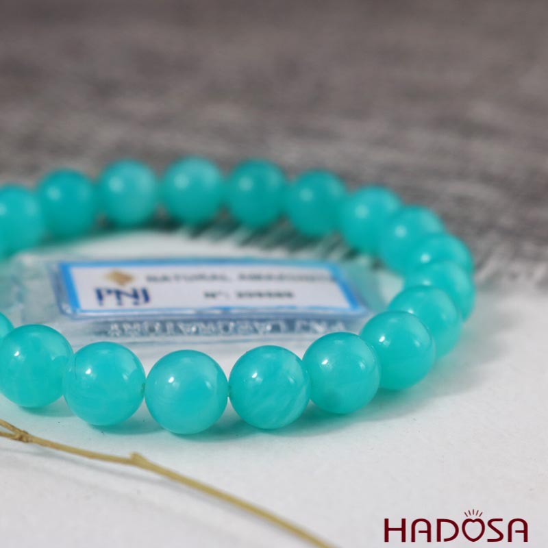 Vòng tay đá Amazonite 8mm chuẩn 5A 