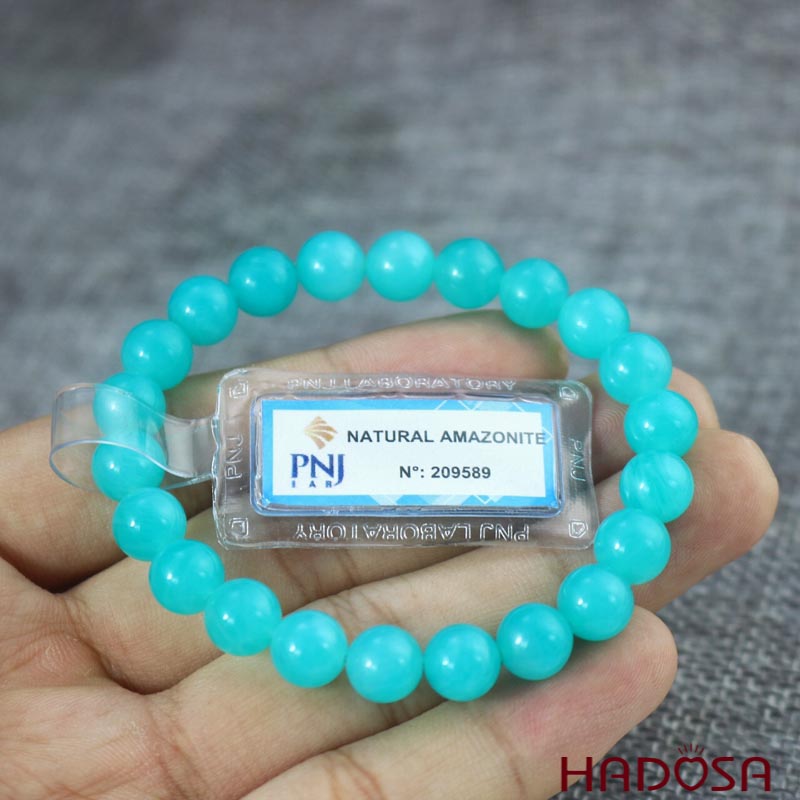 Vòng tay đá Amazonite 8mm chuẩn 5A 