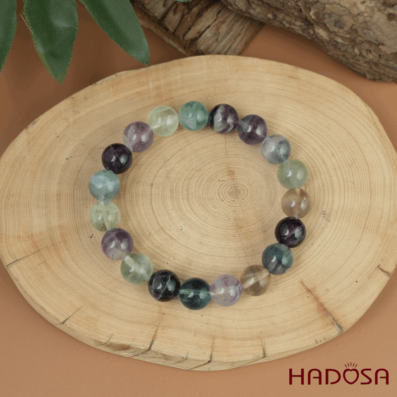 Vòng tay đá Fluorite 10mm